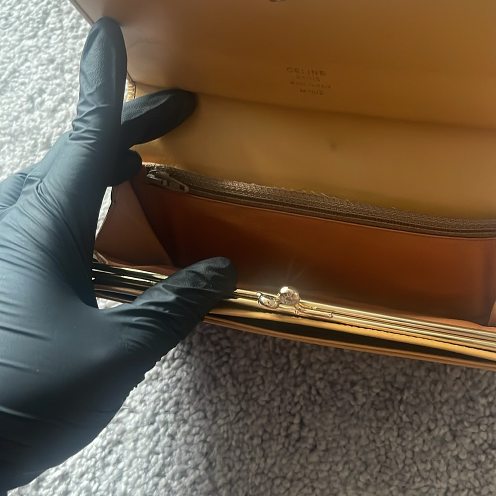 Vintage Celine brown Macadam wallet - Picture 8 of 11